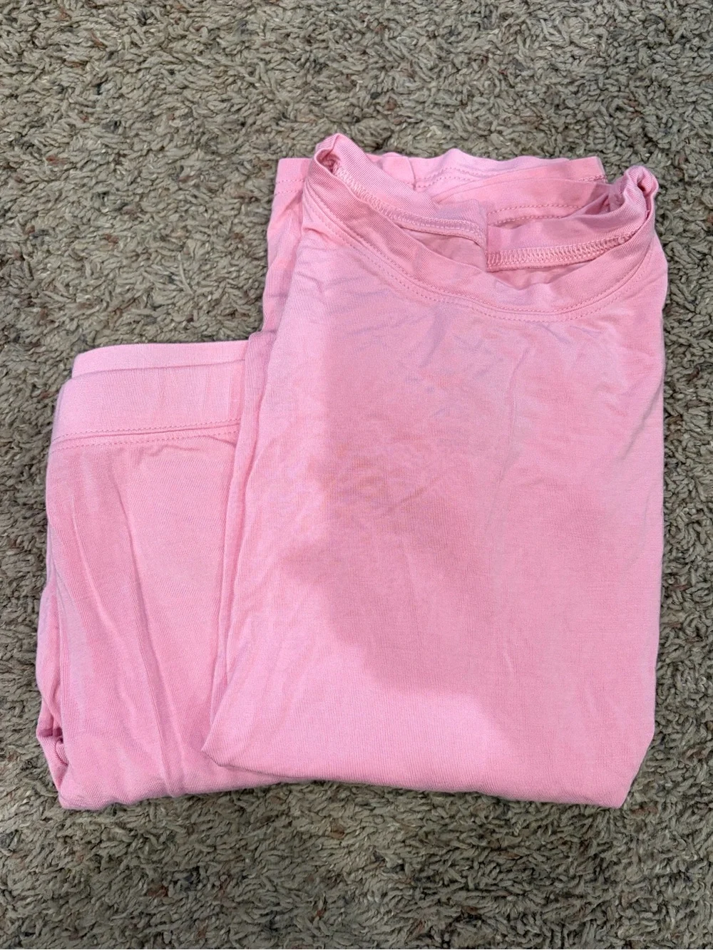 Little Sleepies Soft Pink Pajama Set - Long Sleeve Top + Long Pants